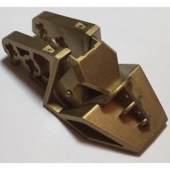 Lego noha 3x6x1, kovově zlatá (32165 METALLIC GOLD)